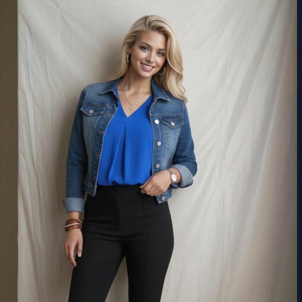 Anyally Sleeveless V Neck Top